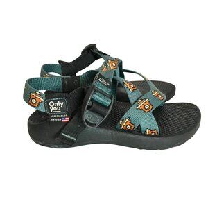 Chaco Only You Smokey Bear Youth Waterproof Sandals Size 1 Adjustable Straps